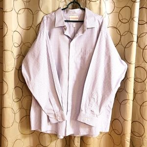 Dress Shirt, Long Sleeve, Roundtree & Yorke, Neck 20", Arm Length 36/37, Tall